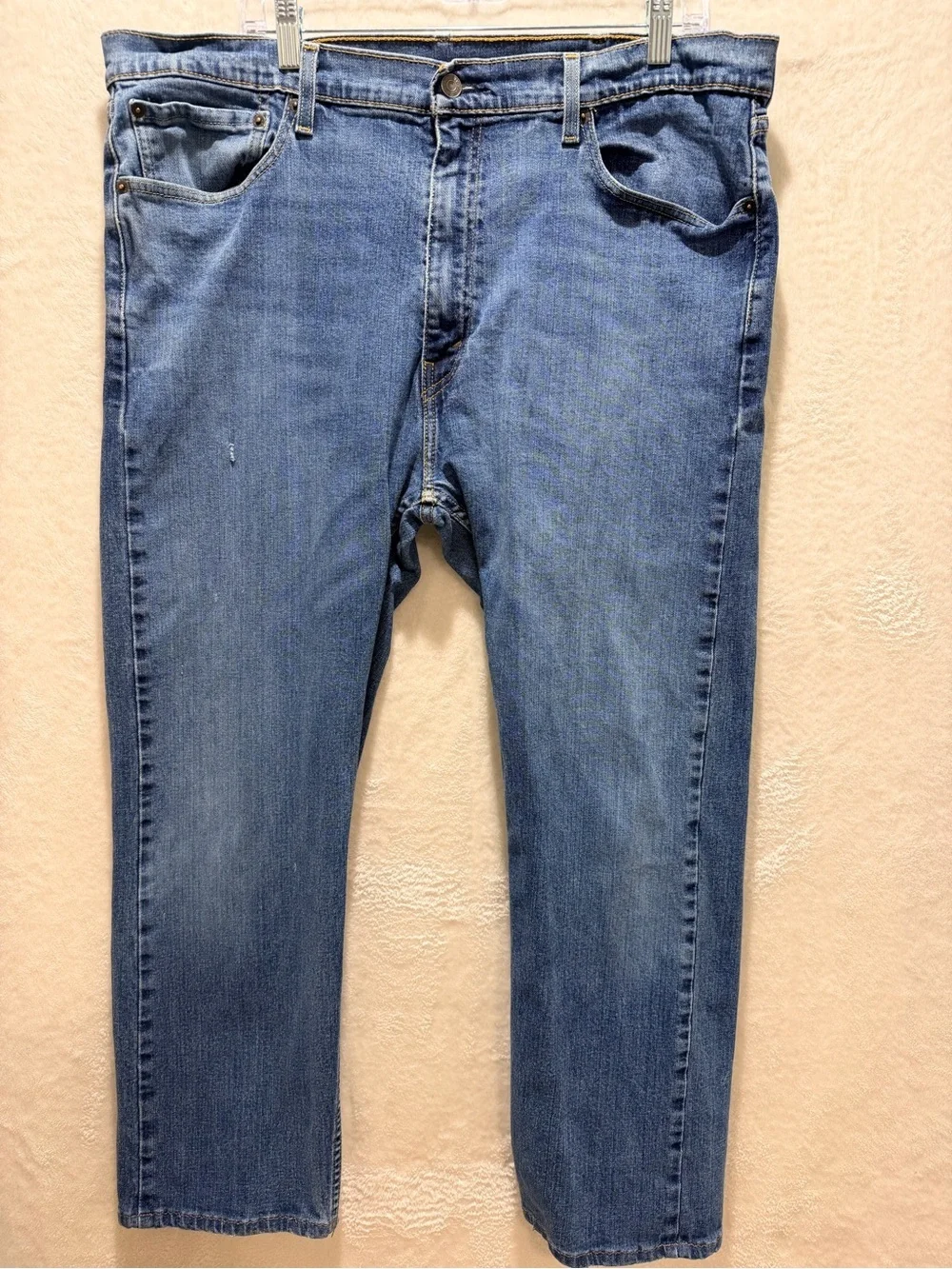 Levi’s 505 Regular Fit Straight Leg Jeans Medium Wash W40 L30 Men